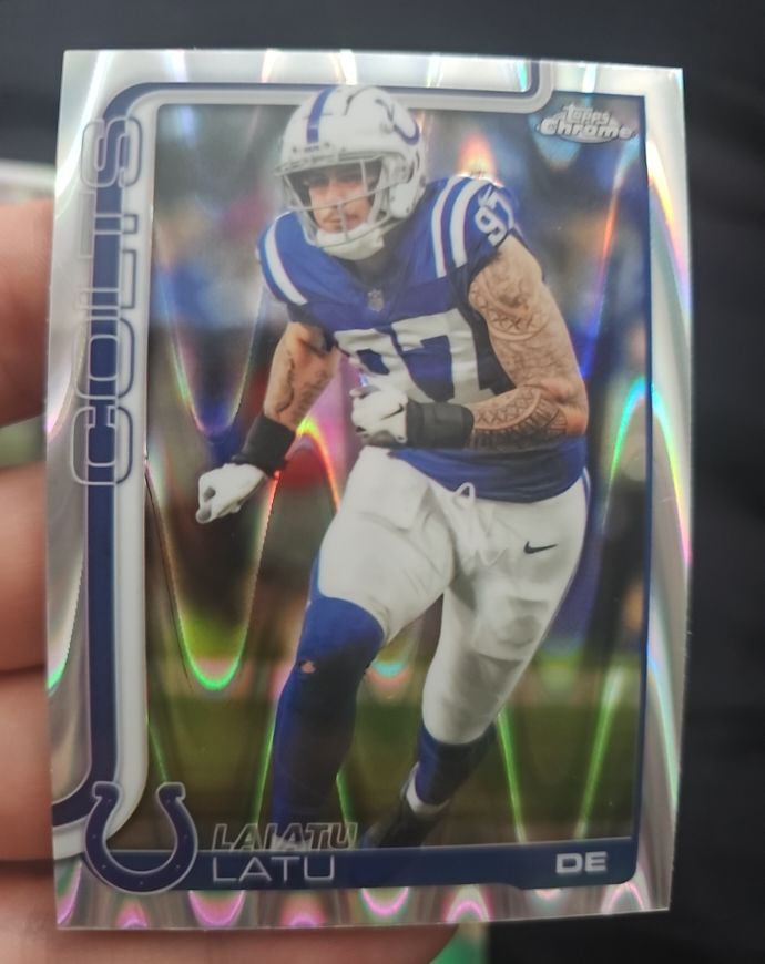 2025 Topps Chrome #128 Laiatu Latu — front