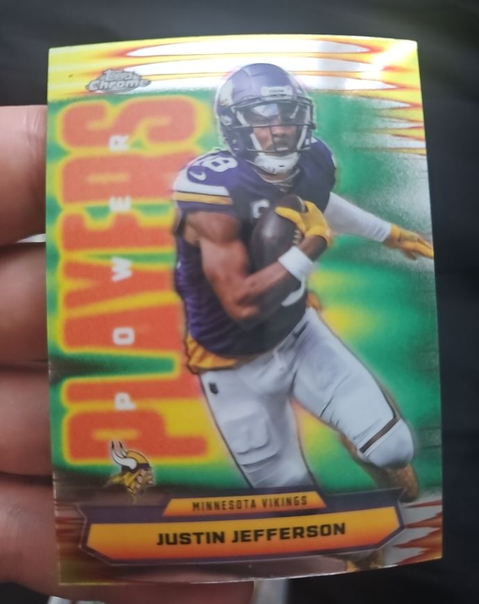 2025 Topps Chrome #PP-22 Justin Jefferson — front
