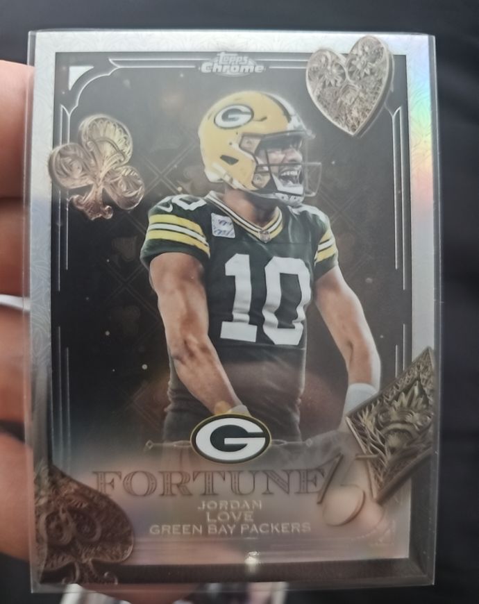 2025 Topps Chrome #F15-17 Jordan Love — front