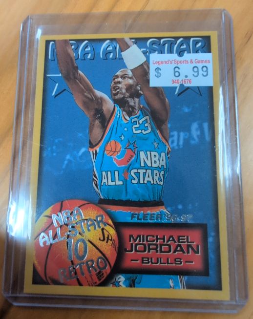 1996-97 Fleer NBA All-Star Retro #282 Michael Jordan — front