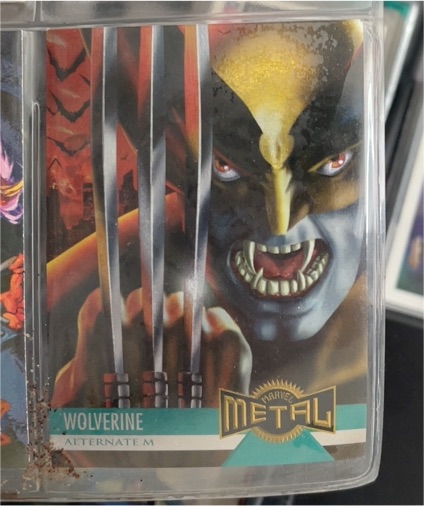 1995 Fleer Marvel Metal #137 Wolverine Alternate M — front