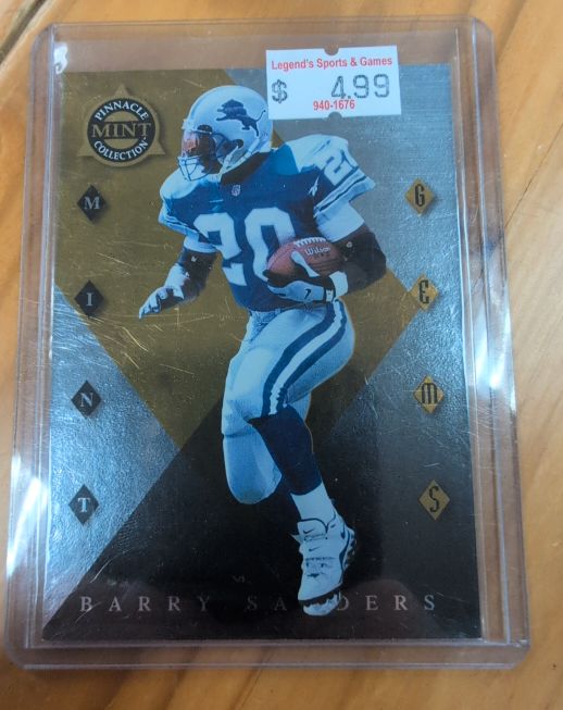 1998 Pinnacle Mint #9 Barry Sanders — front