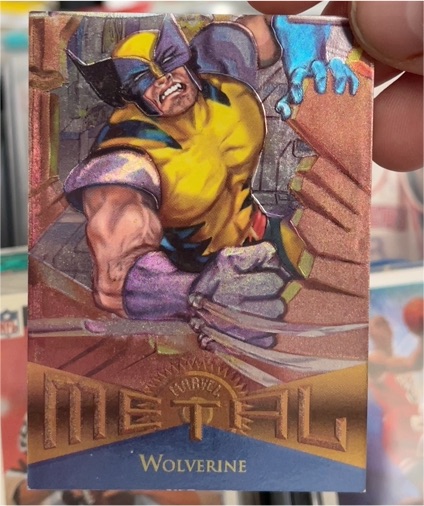 1995 Fleer Marvel Metal #125 Wolverine — front