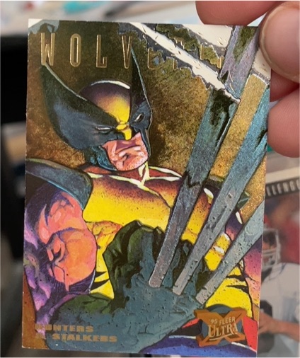 1995 Fleer Ultra Marvel X-Men Hunters & Stalkers #7 Wolverine — front