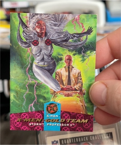 1994 Fleer Ultra X-Men #110 Storm / Professor X Gold Team — front