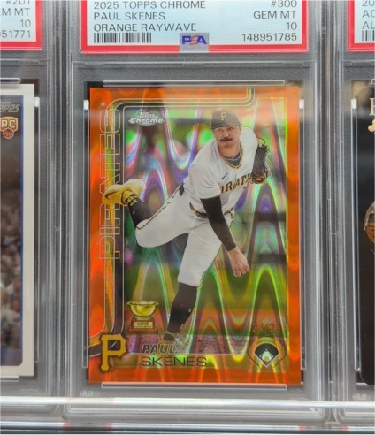 2025 Topps Chrome #300 Paul Skenes — front