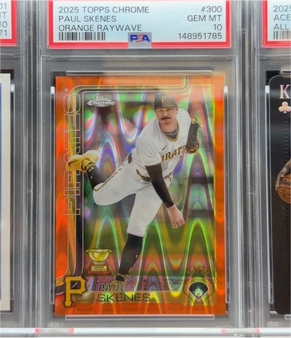 2025 Topps Chrome #300 Paul Skenes — front