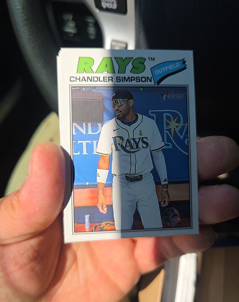 2026 Topps Heritage #58 Chandler Simpson — front