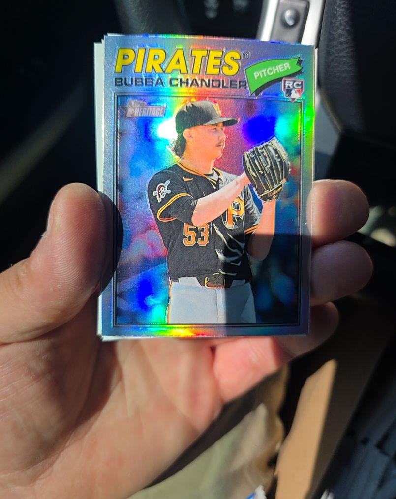 2026 Topps Heritage Chrome #265 Bubba Chandler — front