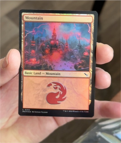 2024 Magic: The Gathering #284 Mountain Murders at Karlov Manor — front