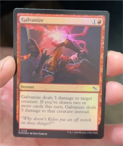 2024 MTG Murders at Karlov Manor #128 Galvanize — front