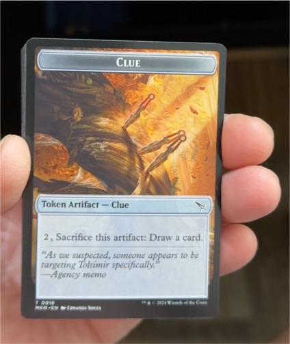 2024 Magic: The Gathering #0016 Clue Token — front