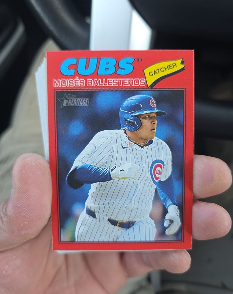 2026 Topps Heritage #247 Moises Ballesteros — front