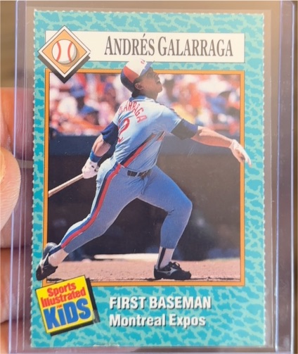 1989 Sports Illustrated for Kids #63 Andrés Galarraga — front