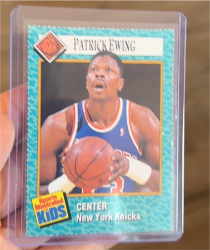 1989 Sports Illustrated for Kids #77 Patrick Ewing — front