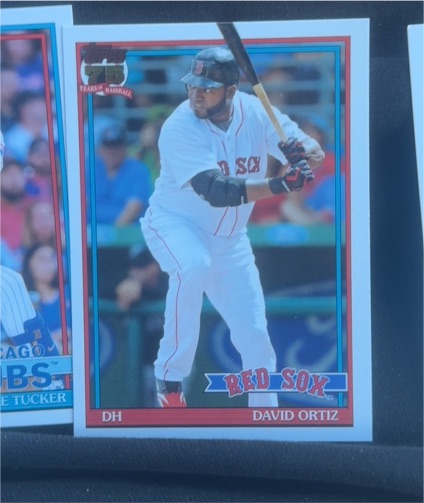 2026 Topps Series 1 1991 Topps #T91-15 David Ortiz — front