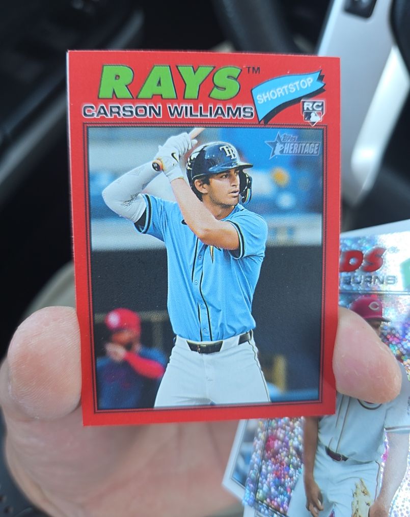 2026 Topps Heritage #161 Carson Williams — front