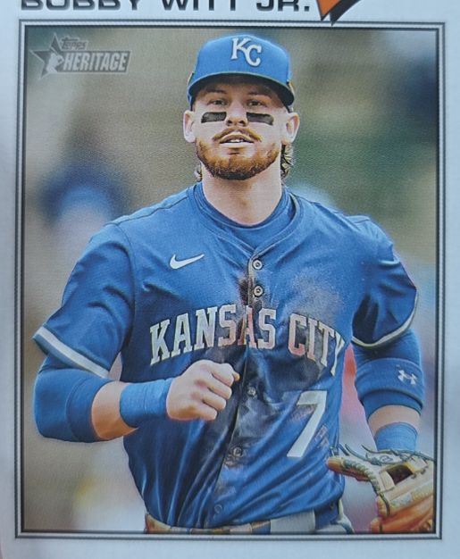 2026 Topps Heritage #160 Bobby Witt Jr. — front