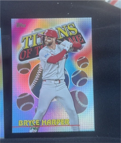 2026 Topps Series 1 Titans of the MLB #TOG-18 Bryce Harper — front