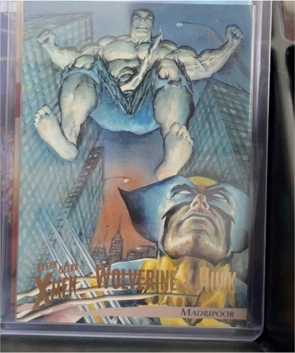 1996 Fleer Ultra X-Men #54 Wolverine & Hulk Madripoor — front
