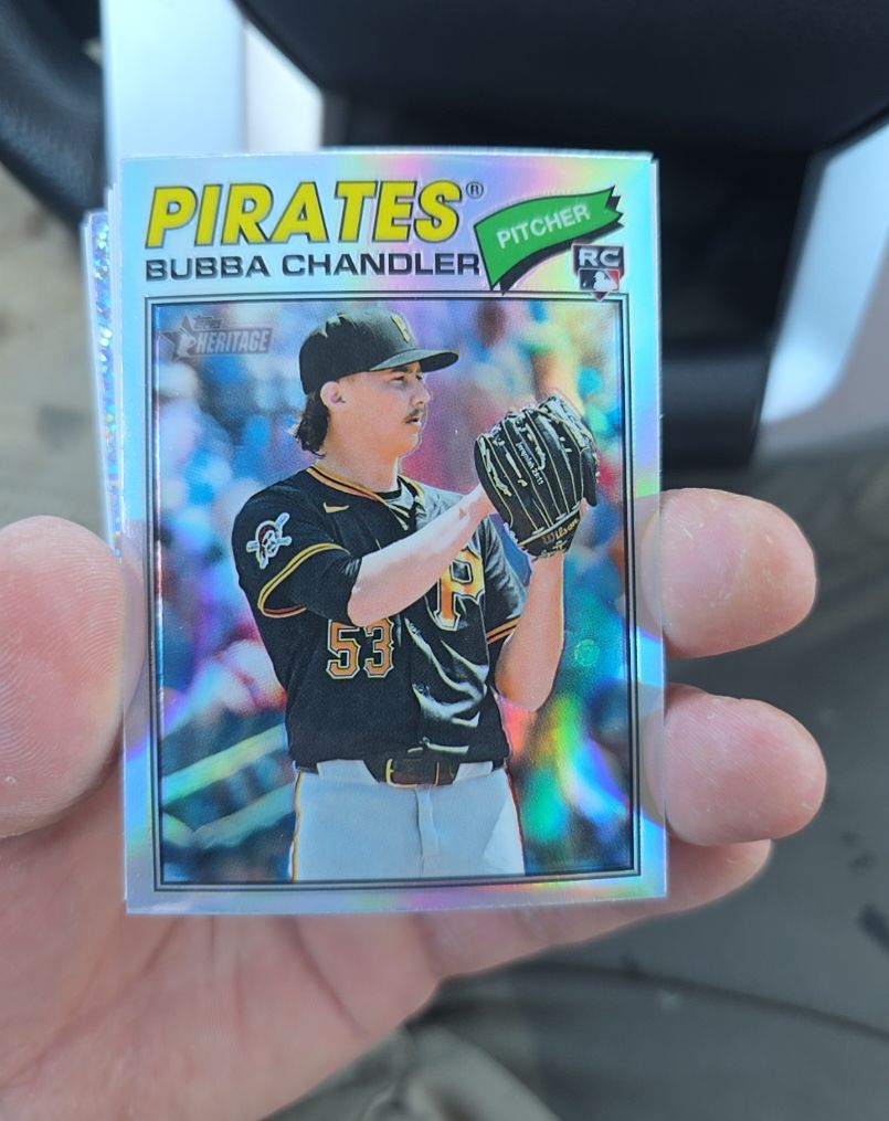 2026 Topps Heritage #265 Bubba Chandler — front