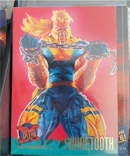 1995 Fleer Ultra X-Men #63 Sabretooth — front