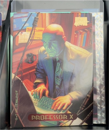 1994 Fleer Marvel Masterpieces #90 Professor X — front