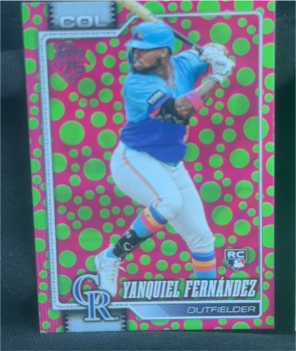 2026 Topps Series 1 #116 Yanquiel Fernandez — front