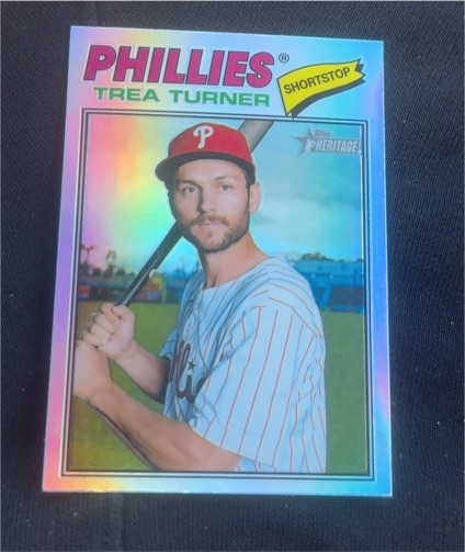 2026 Topps Heritage #183 Trea Turner — front