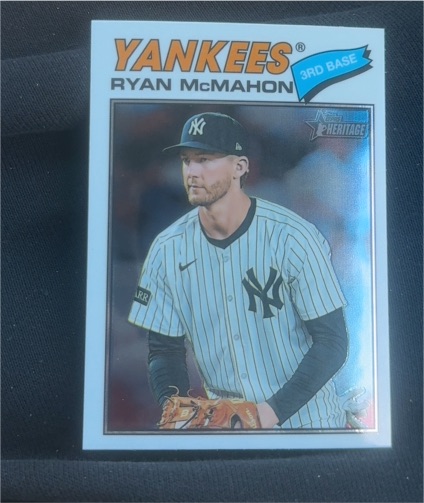 2026 Topps Heritage Chrome #381 Ryan McMahon — front