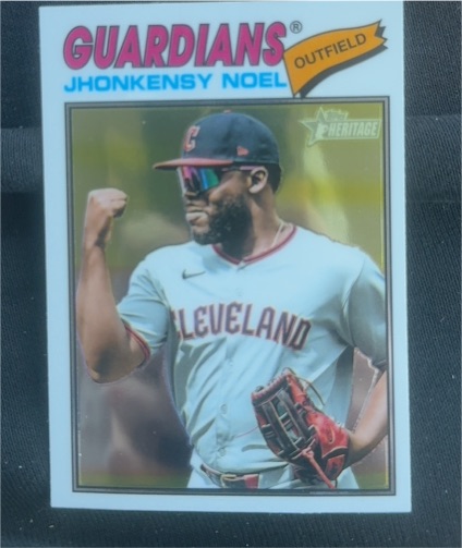 2026 Topps Heritage #197 Jhonkensy Noel Chrome — front