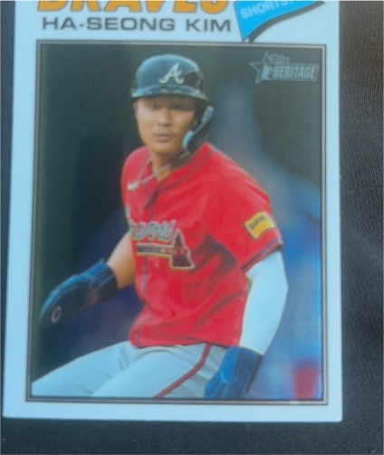 2026 Topps Heritage Chrome #125 Ha-Seong Kim — front