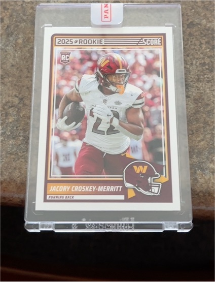 2025 Panini Score #101 Jacory Croskey-Merritt — front
