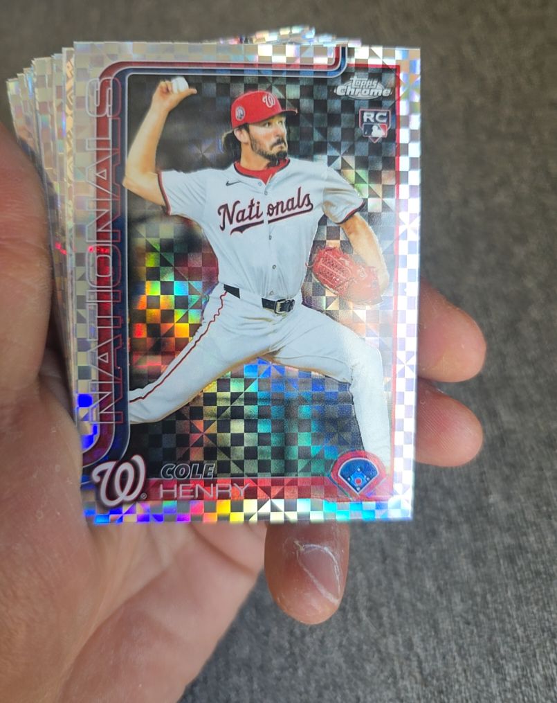 2025 Topps Chrome Update #USC72 Cole Henry — front