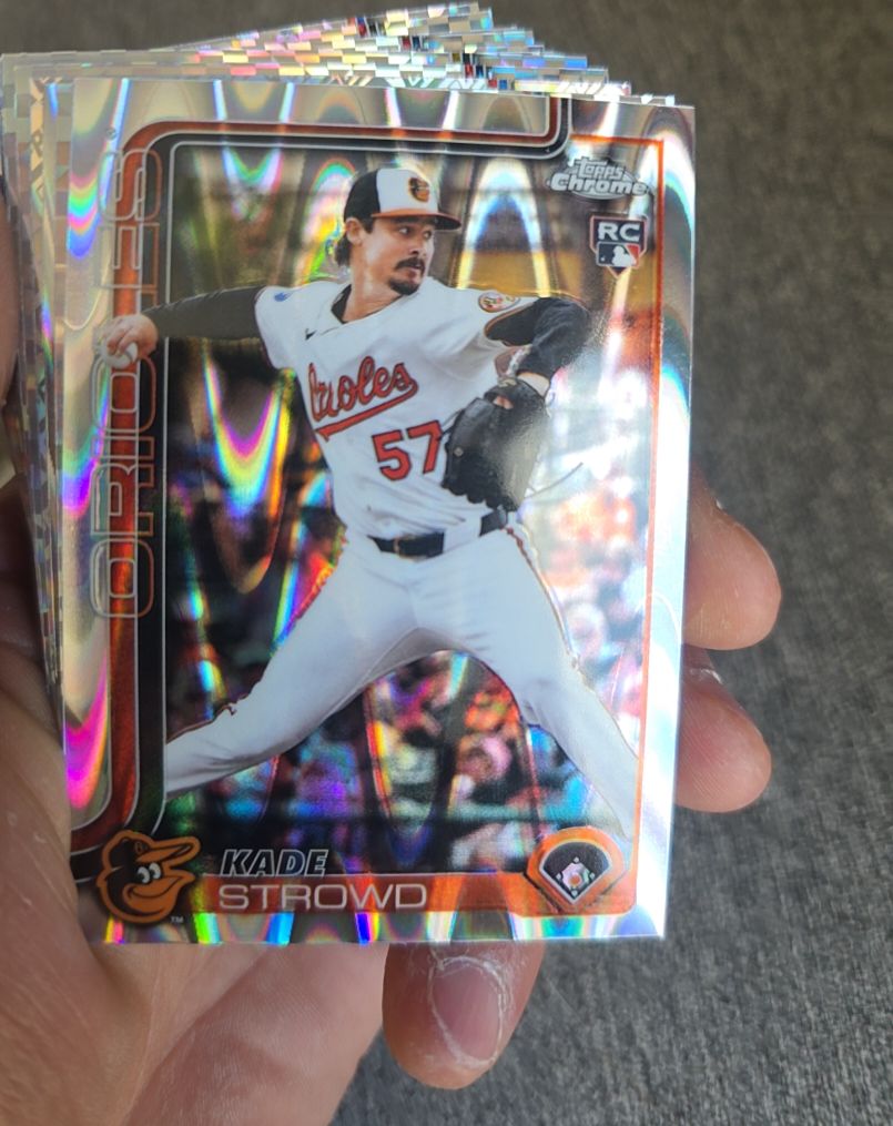 2025 Topps Chrome Update #USC193 Kade Strowd — front