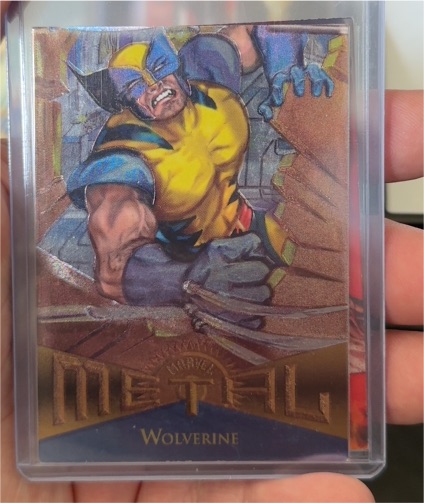 1995 Fleer Marvel Metal #125 Wolverine — front