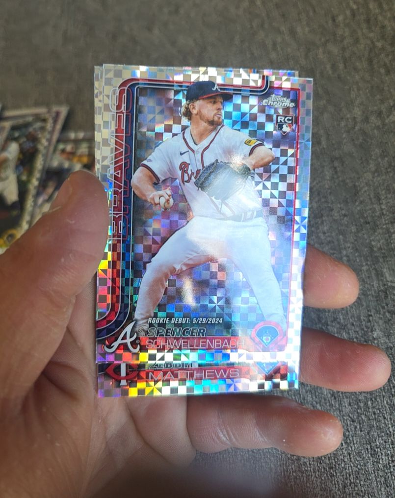2025 Topps Chrome Update #USC132 Spencer Schwellenbach — front