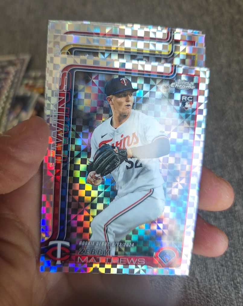 2025 Topps Chrome Update #USC171 Zebby Matthews — front
