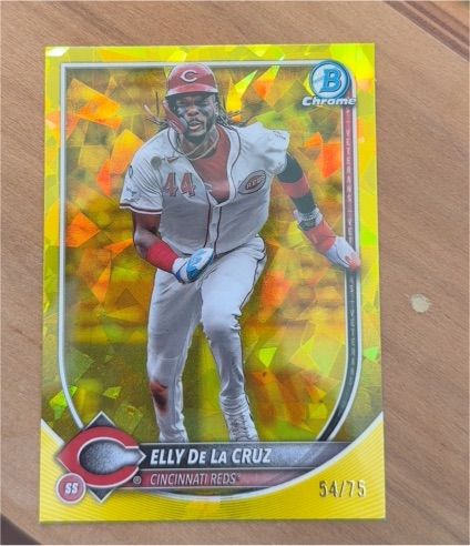 2025 Bowman Chrome #89 Elly De La Cruz — front