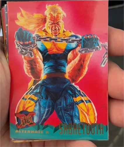 1995 Fleer Ultra X-Men #63 Sabretooth — front