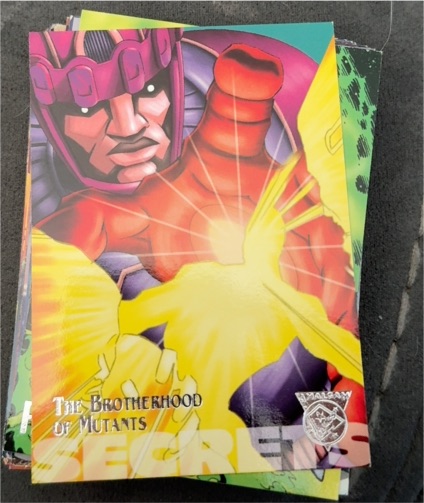1996 Fleer Skybox #48 The Brotherhood of Mutants — front