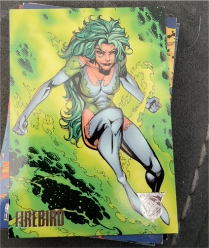1996 Fleer Skybox DC Marvel Amalgam #21 Firebird — front