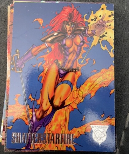 1996 Fleer Skybox Amalgam Comics #41 Shatterstarfire — front