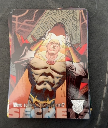 1996 Fleer Skybox Marvel/DC Amalgam #49 Dr. Strangefate — front