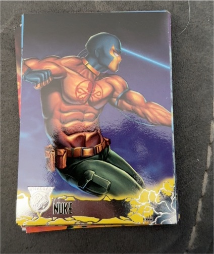 1996 Fleer Skybox Amalgam Comics #73 Nuke — front