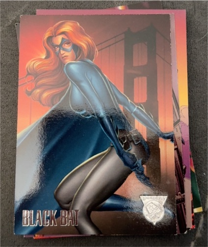 1996 Fleer Skybox Amalgam #7 Black Bat — front