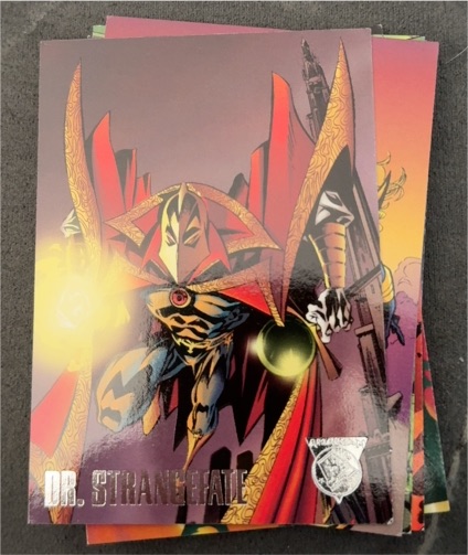1996 Fleer SkyBox Amalgam #10 Dr. Strangefate — front