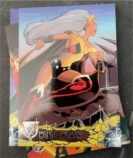 1996 Skybox DC Amalgam #9 Wonder Woman — front