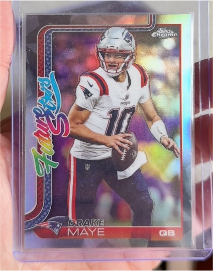 2025 Topps Chrome #FS-7 Drake Maye — front