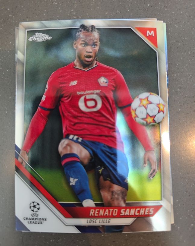 2021-22 Topps Chrome UEFA Champions League #124 Renato Sanches — front